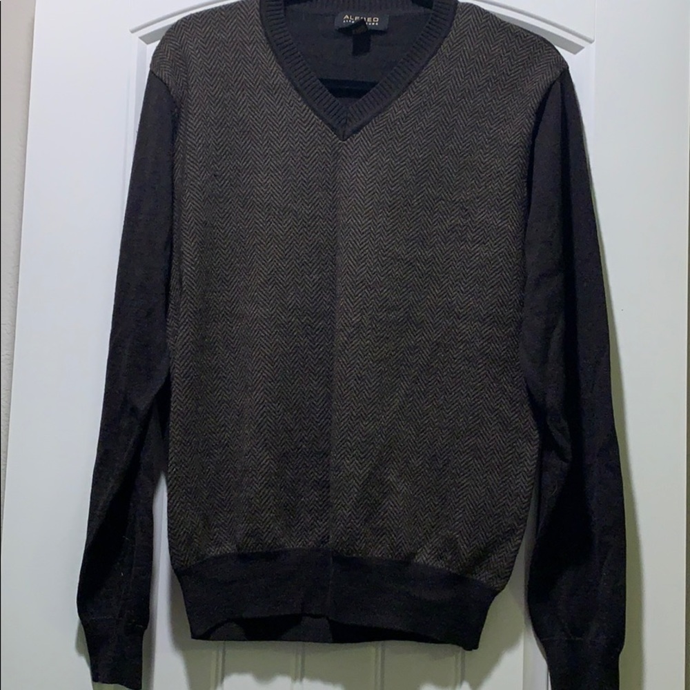 Alfred Sung V Neck Sweater